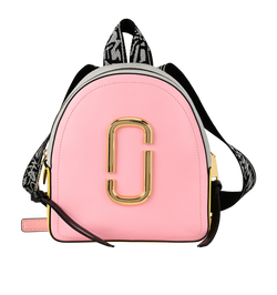 Pack Shot Backpack, Leather, Blue/Pink/Yellow, MIC, 2*